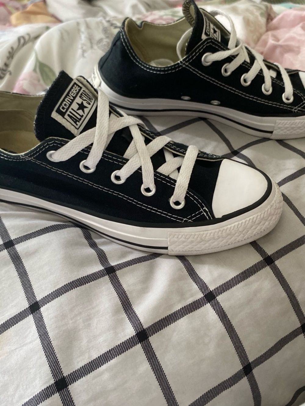 Converse Kids Chuck Taylor All Star Low Top Sneakers - Black/White